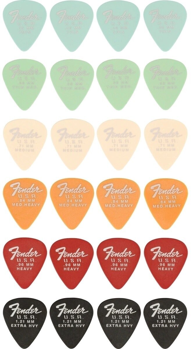 Pick Fender 351 Dura - Tone 24 Pick