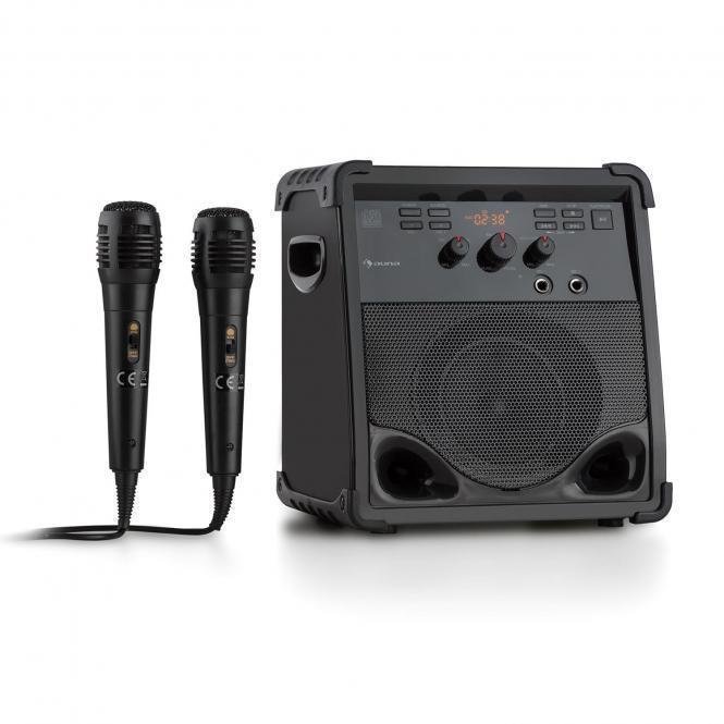 Karaoke-systeem Auna RockStage Karaoke System Bluetooth CD+G 2x Microphone