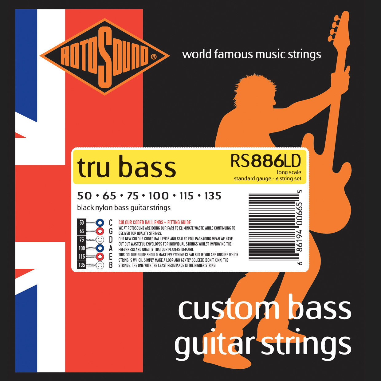 Bass strings Rotosound RS886LD