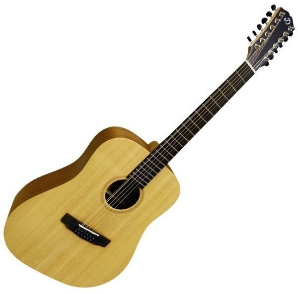 12-snarige akoestische gitaar Dowina Puella D-12 Natural