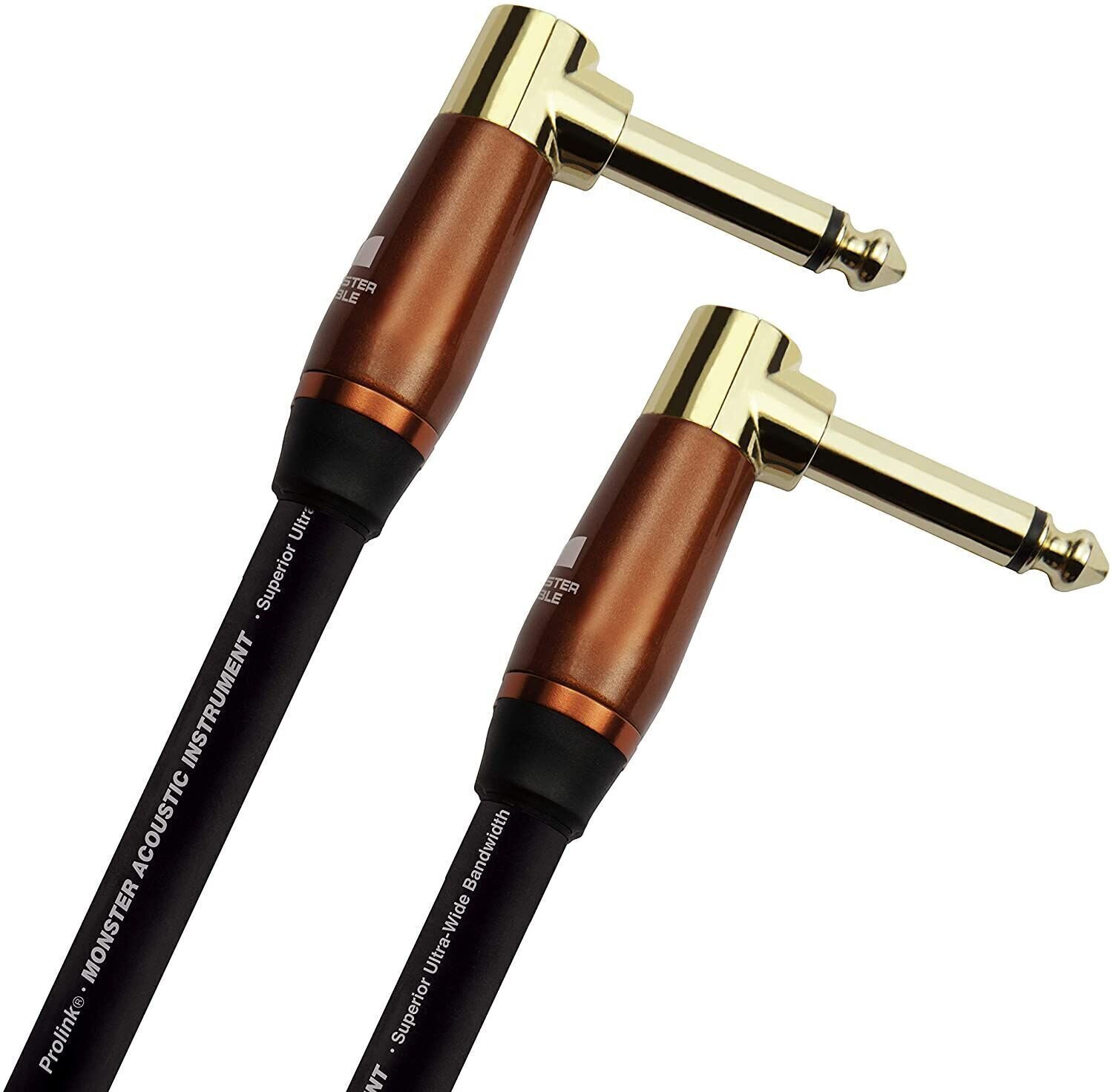Hangszerkábel Monster Cable MACST2-0.75DAWW-U Fekete 0,2 m Pipa - Pipa