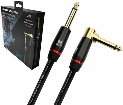 Kabel instrumentalny Monster Cable MBASS2-12AWW-U 3,6 m Prosty - Kątowy Kabel instrumentalny - 1