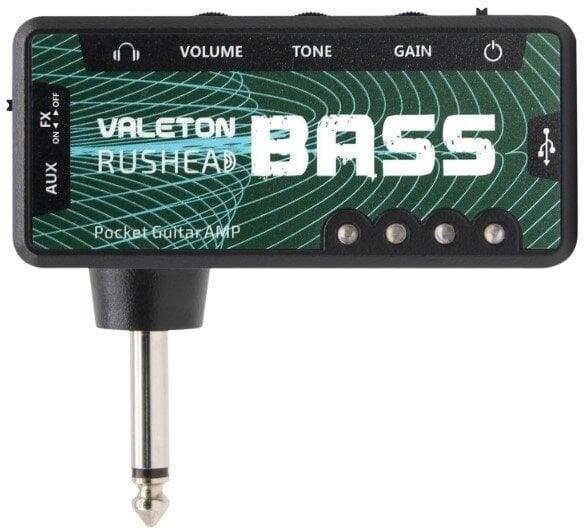 Amplificador de bajo para auriculares Valeton Rushhead Bass