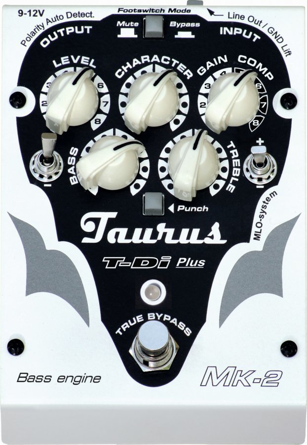 Basgitaar voorversterker Taurus T-Di Plus Bass preamp & Di-Box with compressor
