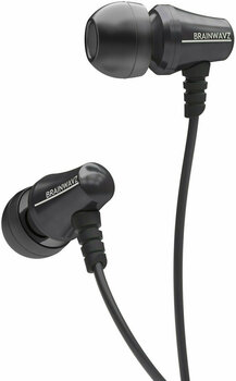 Auscultadores intra-auriculares Brainwavz Jive Noise Isolating In-Ear Earphone with Mic/Remote Black - 1