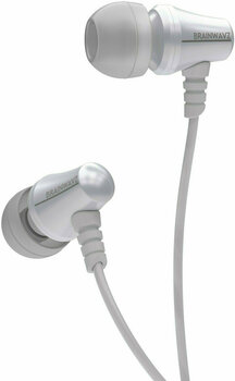 In-Ear Headphones Brainwavz Jive Noise Isolating In-Ear Earphone with Mic/Remote White - 1