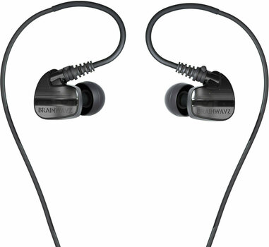 In-Ear Headphones Brainwavz XFit XF-200 Sport In-Ear Earphones with Mic/Remote Black - 1