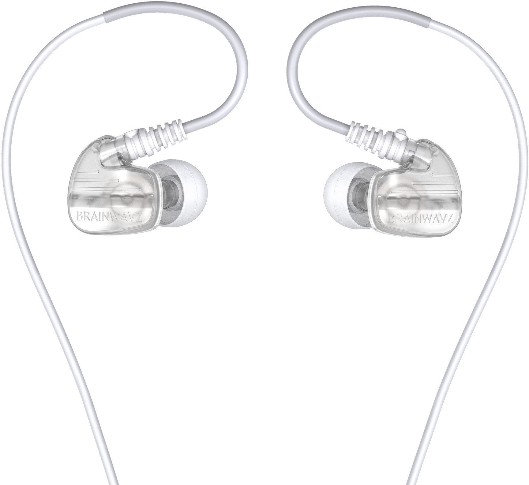 In-ear hörlurar Brainwavz XFit XF-200 Sport In-Ear Earphones with Mic/Remote Clear