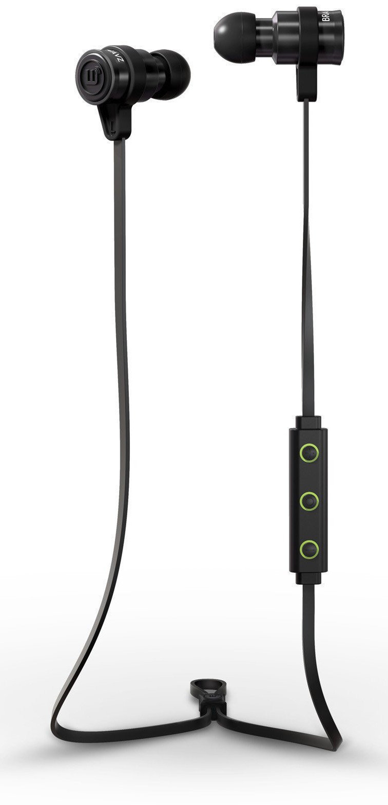 Écouteurs intra-auriculaires sans fil Brainwavz BLU-100 Bluetooth 4.0 aptX In-Ear Earphones Black