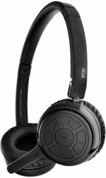 Vezeték nélküli fejhallgatók On-ear SoundMAGIC BT20 Black - 1