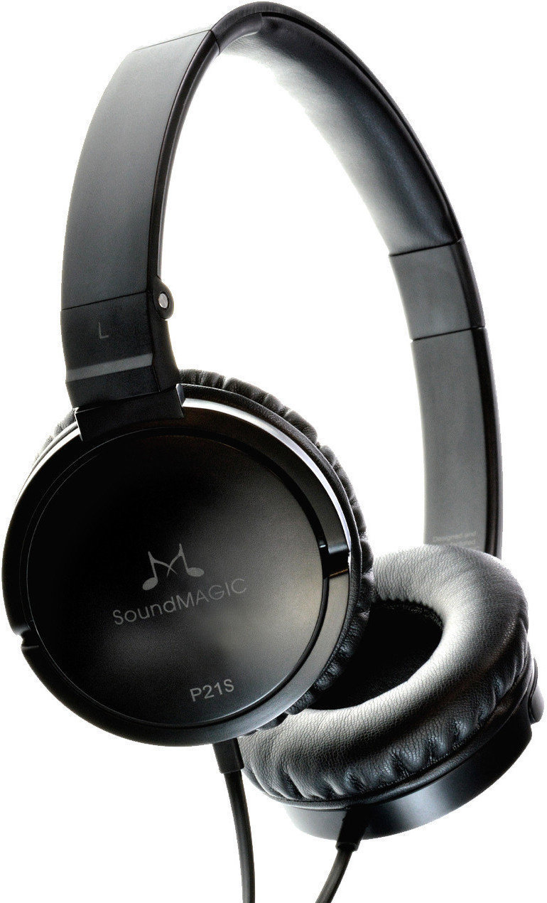 On-ear hörlurar SoundMAGIC P21S Black