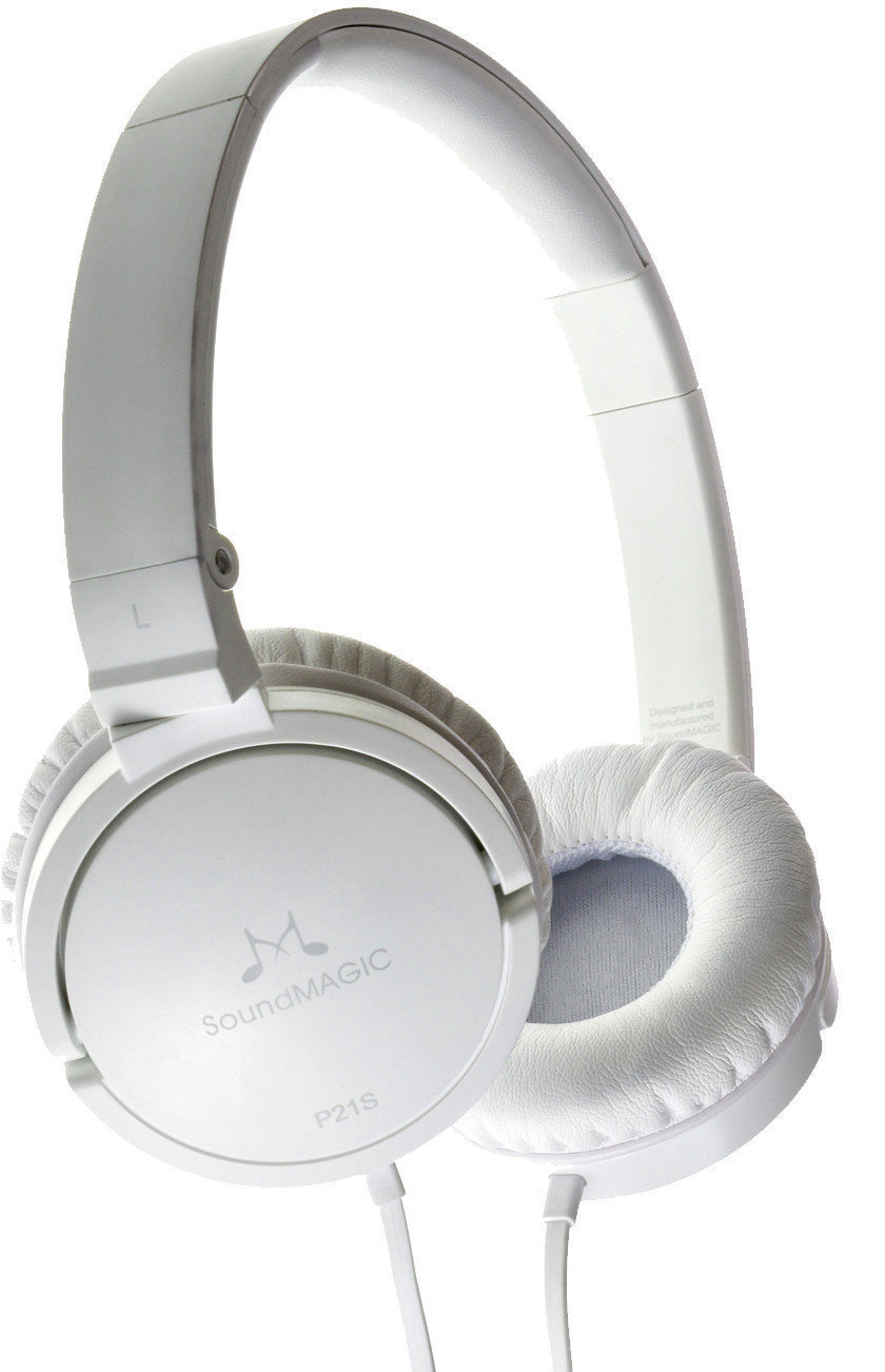 Trådløse on-ear hovedtelefoner SoundMAGIC P21S White