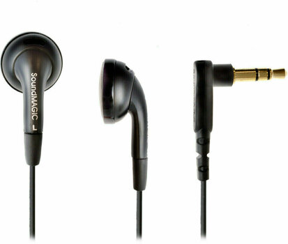 En la oreja los auriculares SoundMAGIC EP30 Black - 1