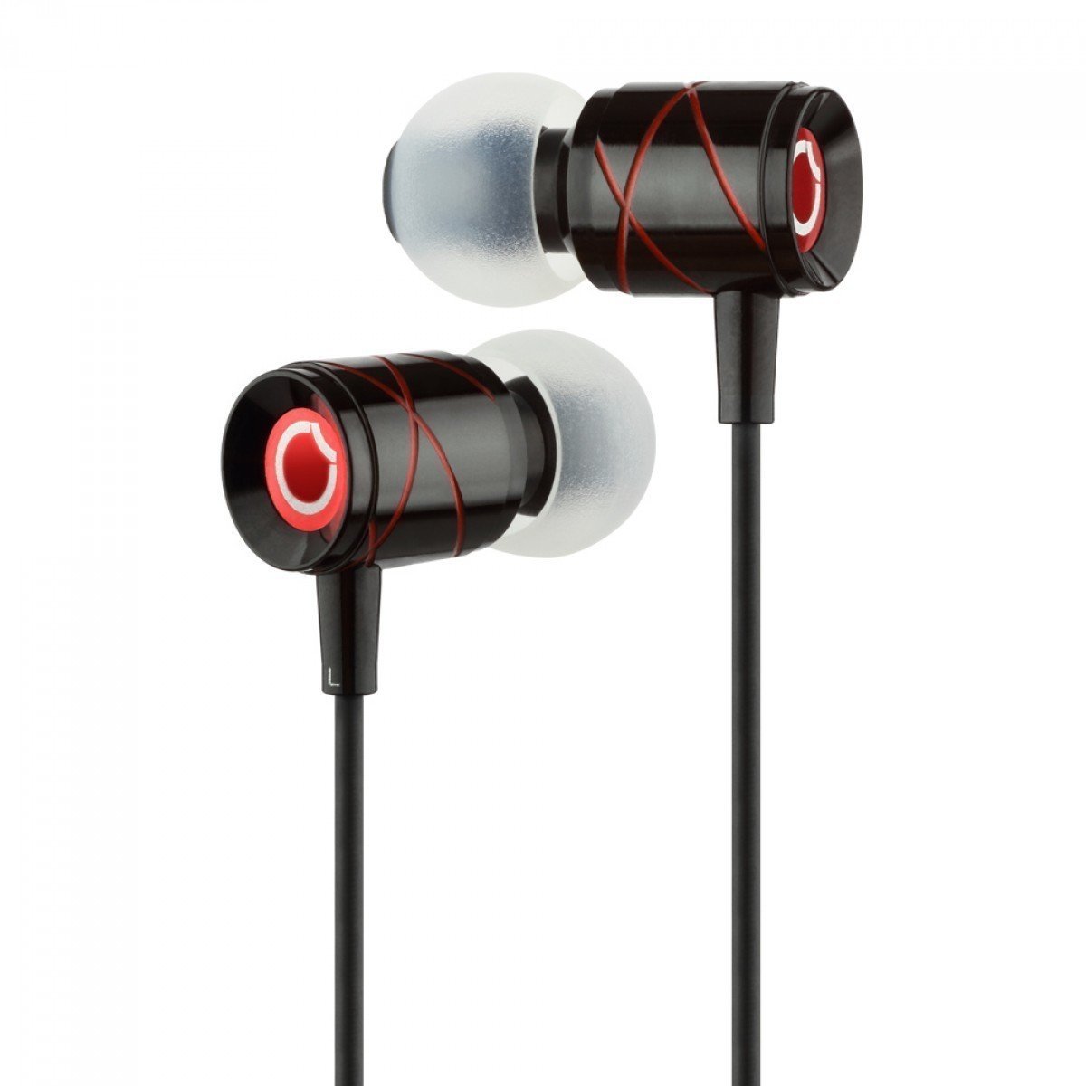 Căști In-Ear standard GGMM EJ202 Hummingbird - Premium In-Ear Earphone Headset Black