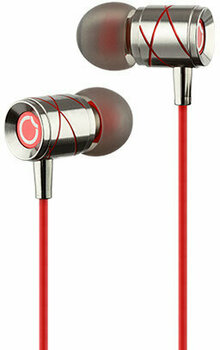 En la oreja los auriculares GGMM EJ201 Hummingbird - Premium In-Ear Earphone Headset Silver - 1