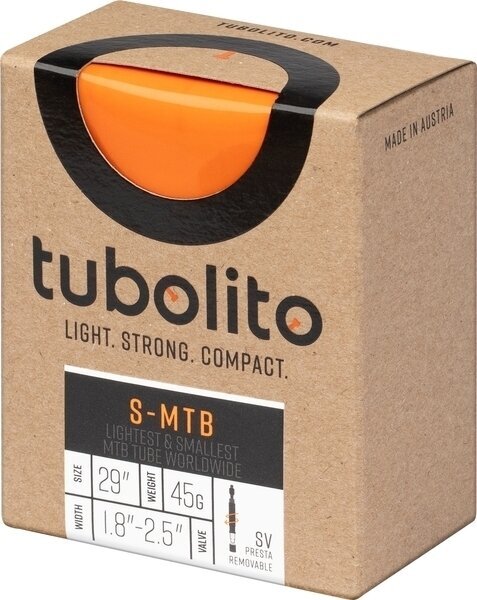 Tubolito S-Tubo Chambre à Air VTT – 27.5/29 Pouces, Orange, Valve Presta 42mm