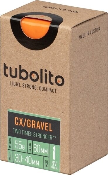Chambres à Air Tubolito Tubo CX/Gravel 30-40 mm 60.0 Presta Tube de vélo