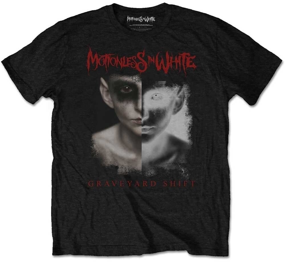 Shirt Motionless In White Shirt Split Screen Unisex Black L