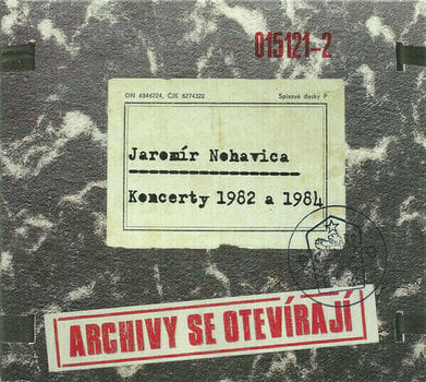 Glazbene CD Jaromír Nohavica - Archívy se otevírají: 1982 A 1984 (2 CD) - 1