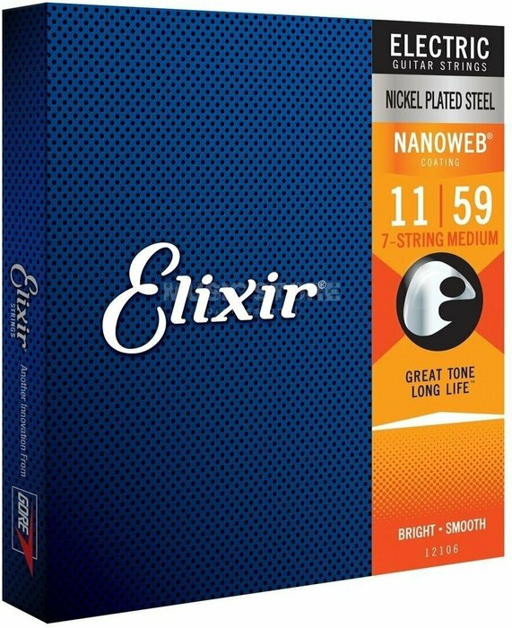 Elixir Nanoweb 12106 Medium 7-String
