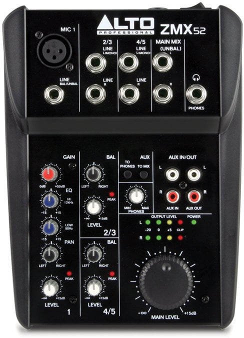Analógový mixpult Alto Professional ZMX52