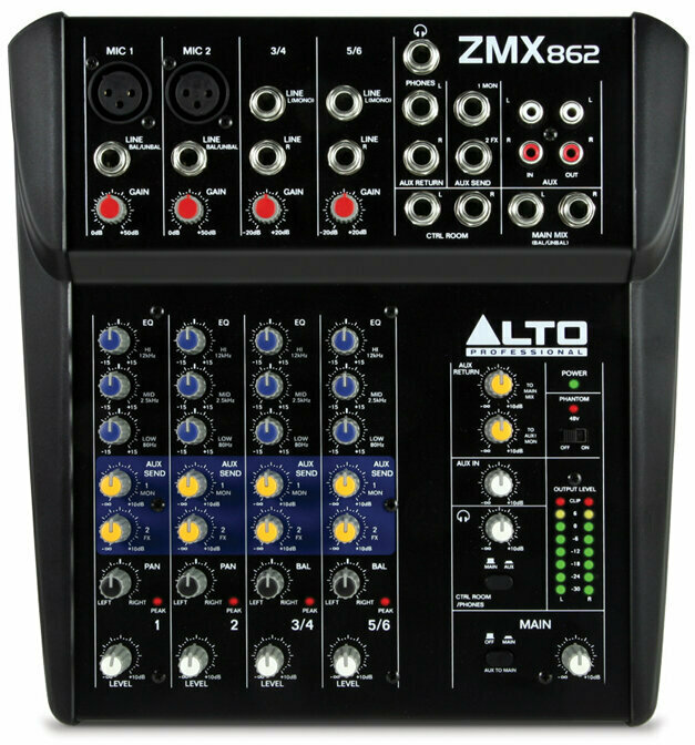 Alto Professional ZMX862 Mixer analog - Muziker
