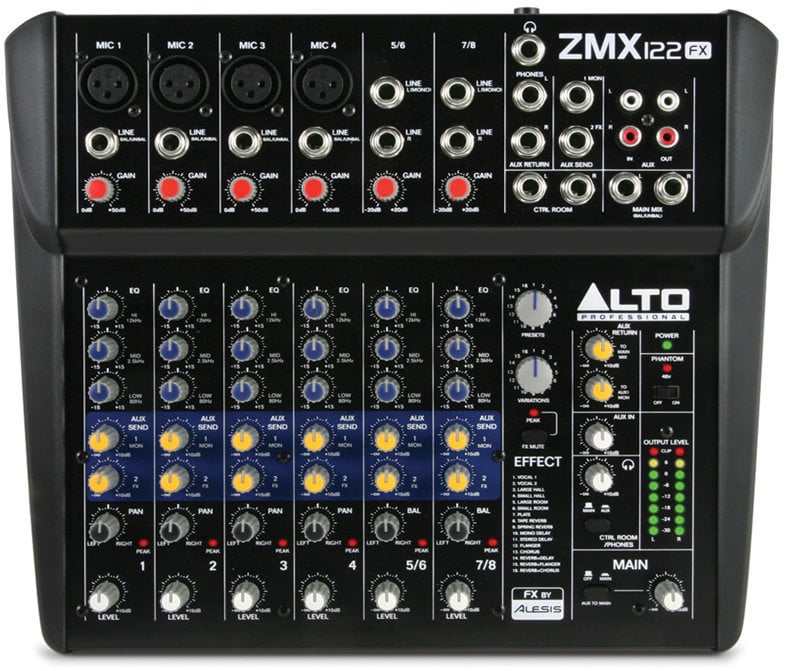 Mixing Desk Alto Professional ZMX122FX