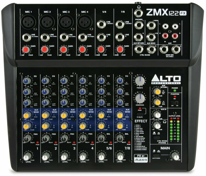 Alto Professional ZMX122FX Mixer analog - Muziker