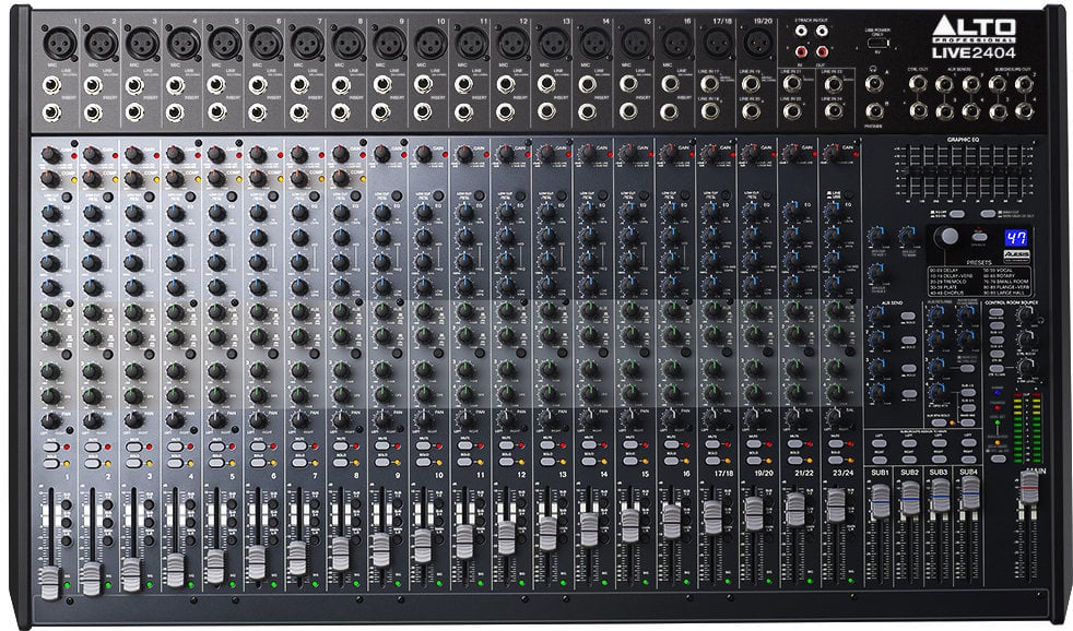 Table de mixage analogique Alto Professional Live 2404