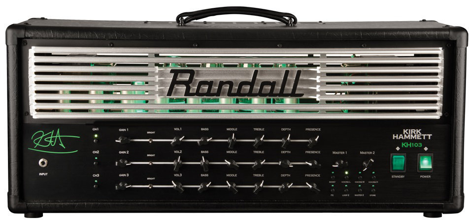 Lampový gitarový zosilňovač Randall KH103 Kirk Hammett Signature Head