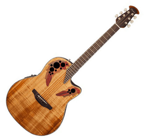 Special elektroakustinen kitara Ovation CE44P-FKOA Elite Plus Celebrity Natural