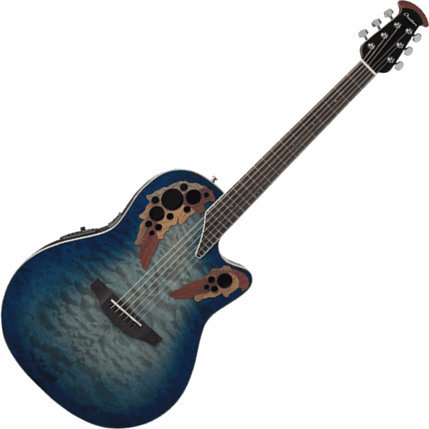 Guitare acoustique-électrique Ovation CE48P-RG Elite Plus Celebrity Natural
