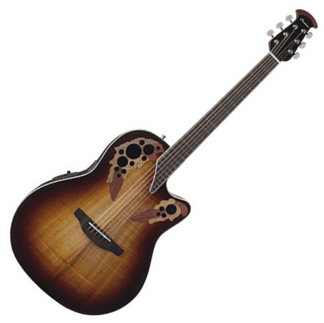 Speciell akustisk-elektrisk gitarr Ovation CE48P-KOAB Elite Plus Celebrity