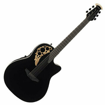 Elektroakustická kytara Ovation 1778TX-5GSM Elite Tx Mid Depth Černá - 1