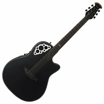 Speciel akustisk-elektrisk guitar Ovation 2078KK-5S Kaki King Signature Sort - 1