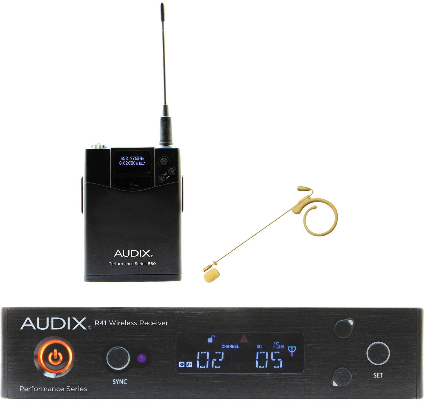 Trådlöst headset AUDIX AP41 HT7 BG