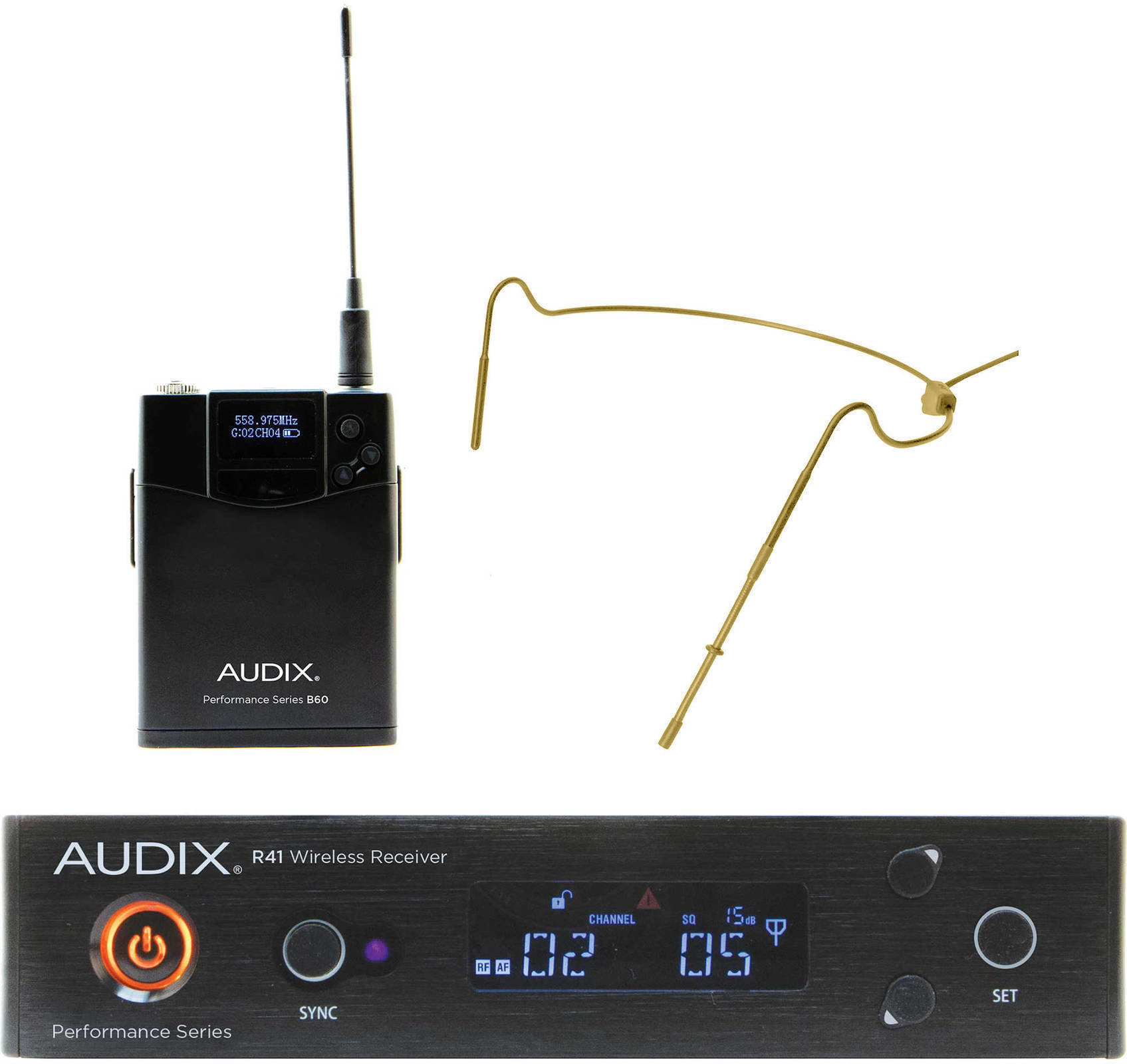 Set Microfoni Wireless ad Archetto AUDIX AP41 HT5 BG