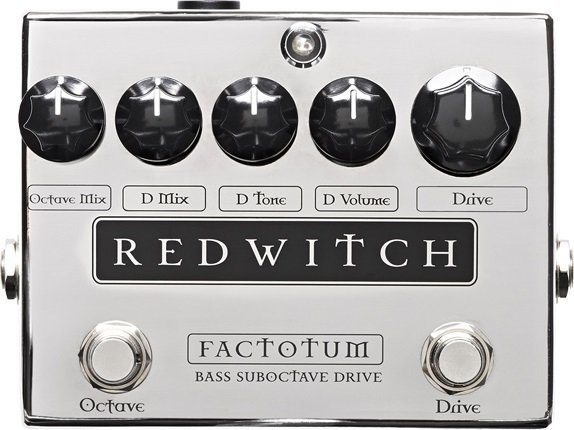 Basgitaareffect Red Witch Factotum Bass Suboctave Overdrive Pedal
