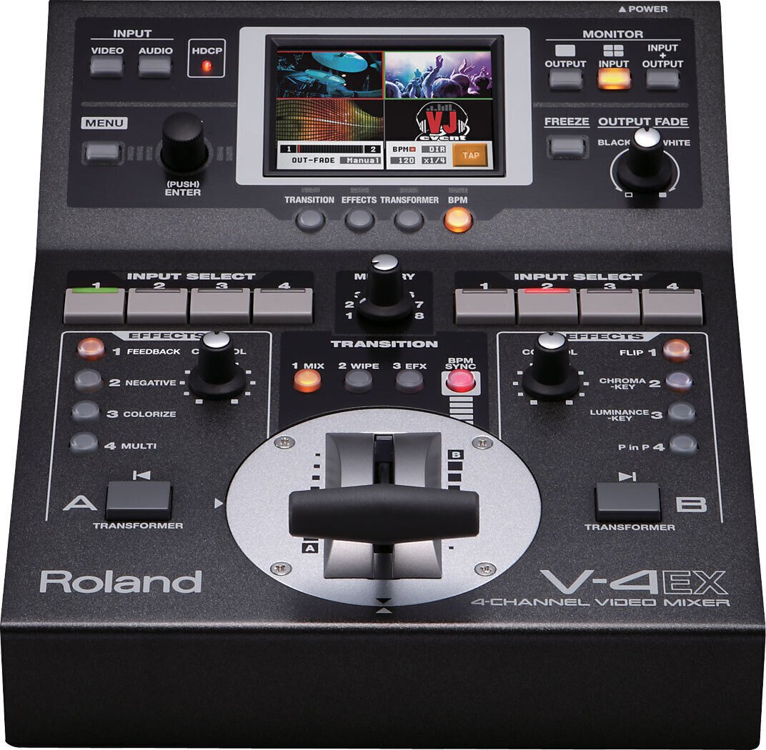 Mesa de mistura de vídeo/AV Roland V-4EX