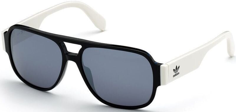 Lifestyle cлънчеви очила Adidas OR0006 01C Shine Black Solid White Milk/Mirror Silver L Lifestyle cлънчеви очила