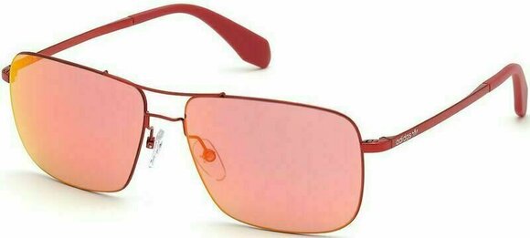 Lifestyle okulary Adidas OR0003 66U Shine Red Aniline/Mirror Red S Lifestyle okulary - 1