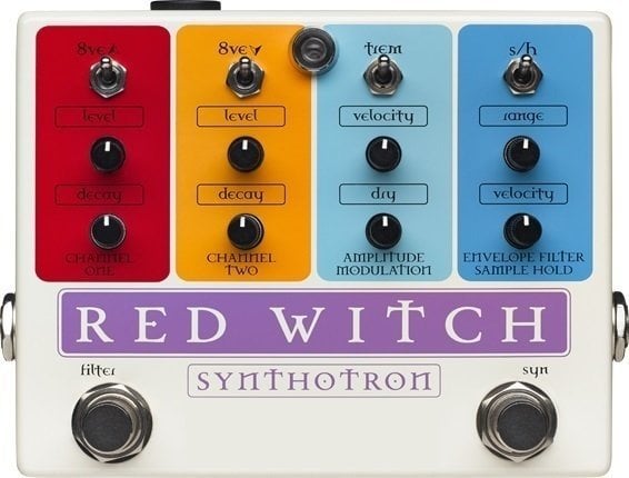 Gitáreffekt Red Witch Synthotron Analog Synth, Samplehold, Envelope Filter Pedal