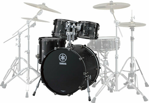 Akoestisch drumstel Yamaha Live Custom Rock Set BK Wood - 1