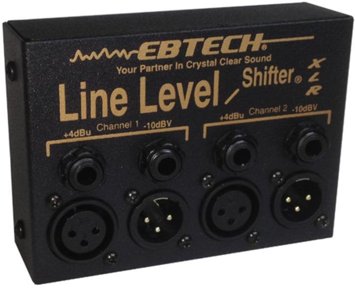 Kytarový efekt Morley Ebtech Hum Line Level Shifter XLR 2 CH B