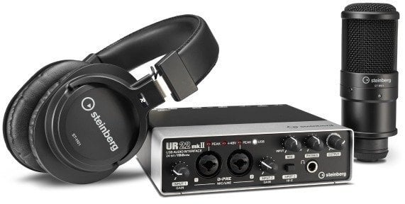 USB-audio-interface - geluidskaart Steinberg UR22MK2 Recording Pack