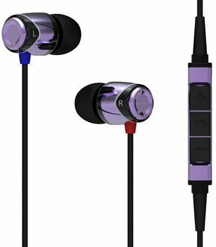 Auscultadores intra-auriculares SoundMAGIC E10M Purple - 1