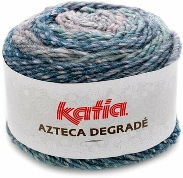 Stickgarn Katia Azteca Degradé 510 Blue/Grey/Rose - 1