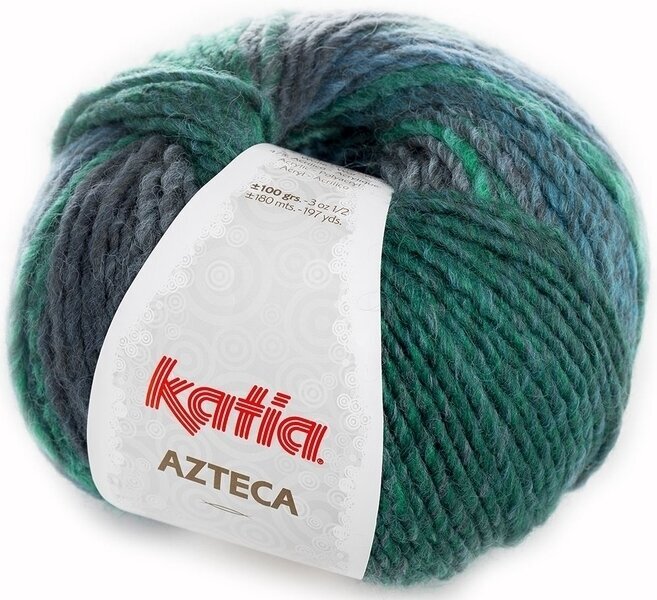 Knitting Yarn Katia Azteca 7844 Green