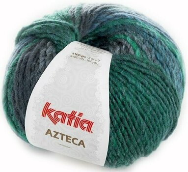 Fios para tricotar Katia Azteca 7844 Green - 1
