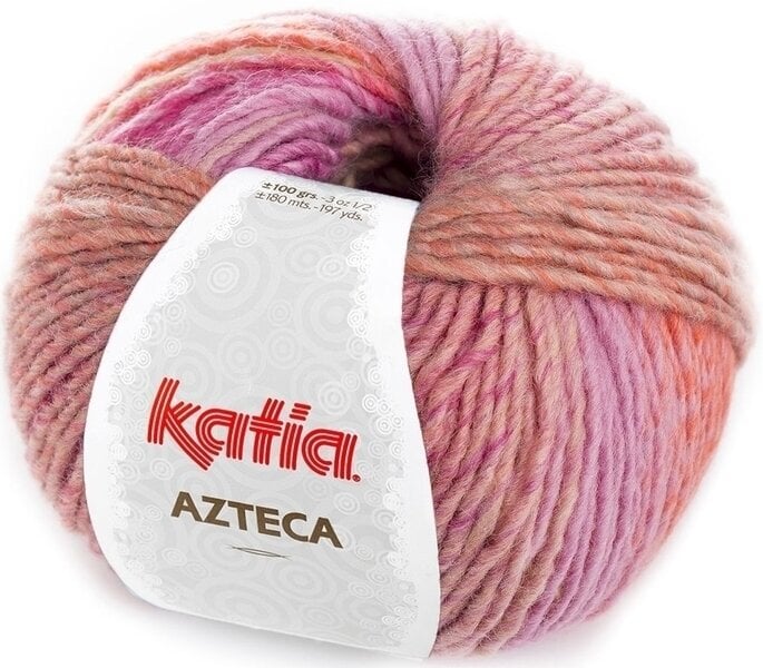 Fil à tricoter Katia Azteca 7852 Rose/Beige/Orange